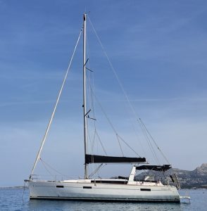 exterior, Beneteau 45 Oceanis, sailboat for sale