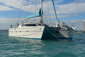 exterior, Knysna 480, catamaran for sale