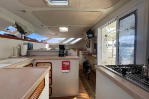 salon, Knysna 480, catamaran for sale