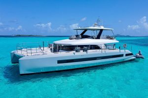 exterior, Lagoon Sixty 7, power catamaran for sale
