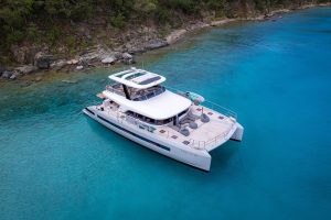 exterior, Lagoon Sixty 7, power catamaran for sale