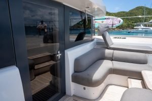 cockpit, Lagoon Sixty 7, power catamaran for sale