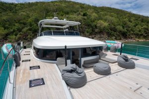 exterior, Lagoon Sixty 7, power catamaran for sale