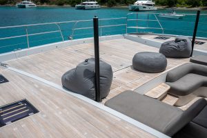 deck, Lagoon Sixty 7, power catamaran for sale