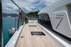 deck, Lagoon Sixty 7, power catamaran for sale
