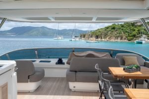 cockpit, Lagoon Sixty 7, power catamaran for sale