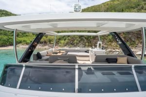 helm, Lagoon Sixty 7, power catamaran for sale