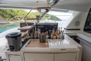 cockpit, Lagoon Sixty 7, power catamaran for sale