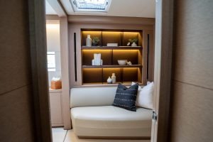 salon, Lagoon Sixty 7, power catamaran for sale