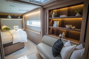salon, Lagoon Sixty 7, power catamaran for sale