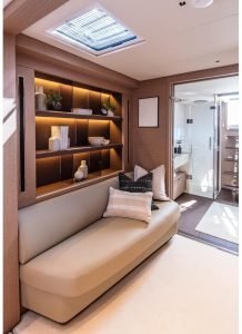 salon, Lagoon Sixty 7, power catamaran for sale