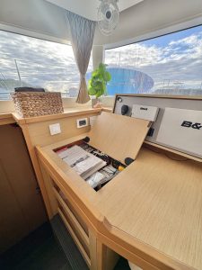 navigation station, Lagoon 450, catamaran for sale