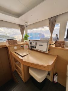 navigation station, Lagoon 450, catamaran for sale