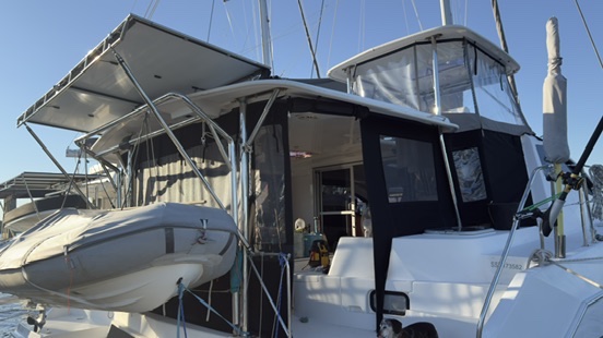 cockpit, Leopard 44, catamaran for sale