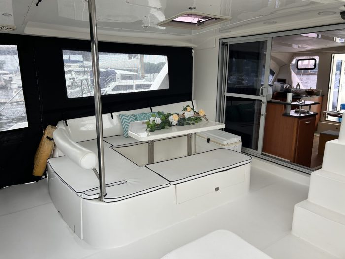 cockpit, Leopard 44, catamaran for sale