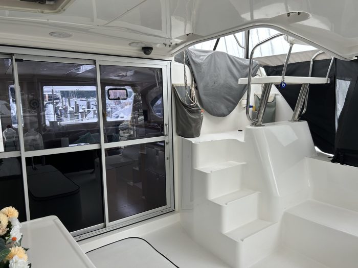 cockpit, Leopard 44, catamaran for sale