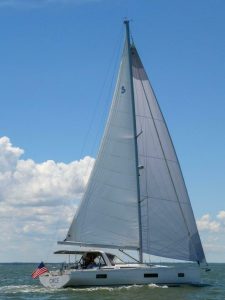 underway, Beneteau 54 Oceanis, sailboat for sale