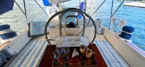 cockpit, Caliber 47, sailboat for sale