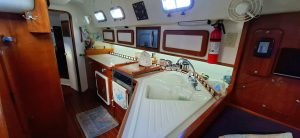 interior, Caliber 47, sailboat for sale