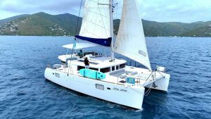 underway, Lagoon 450, catamaran for sale