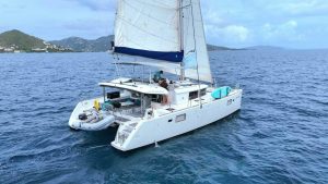 underway, Lagoon 450, catamaran for sale