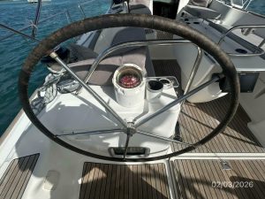 helm, Jeanneau 54DS, sailboat for sale