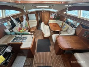 salon, Jeanneau 54DS, sailboat for sale