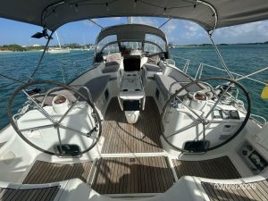 helm, Jeanneau 54DS, sailboat for sale