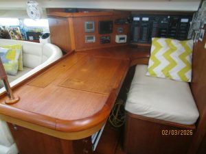 navigation station, Jeanneau 54DS, sailboat for sale