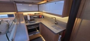 interior, Dufour 530, sailboat for sale