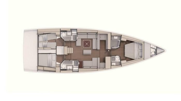 diagram, Dufour 530, sailboat for sale