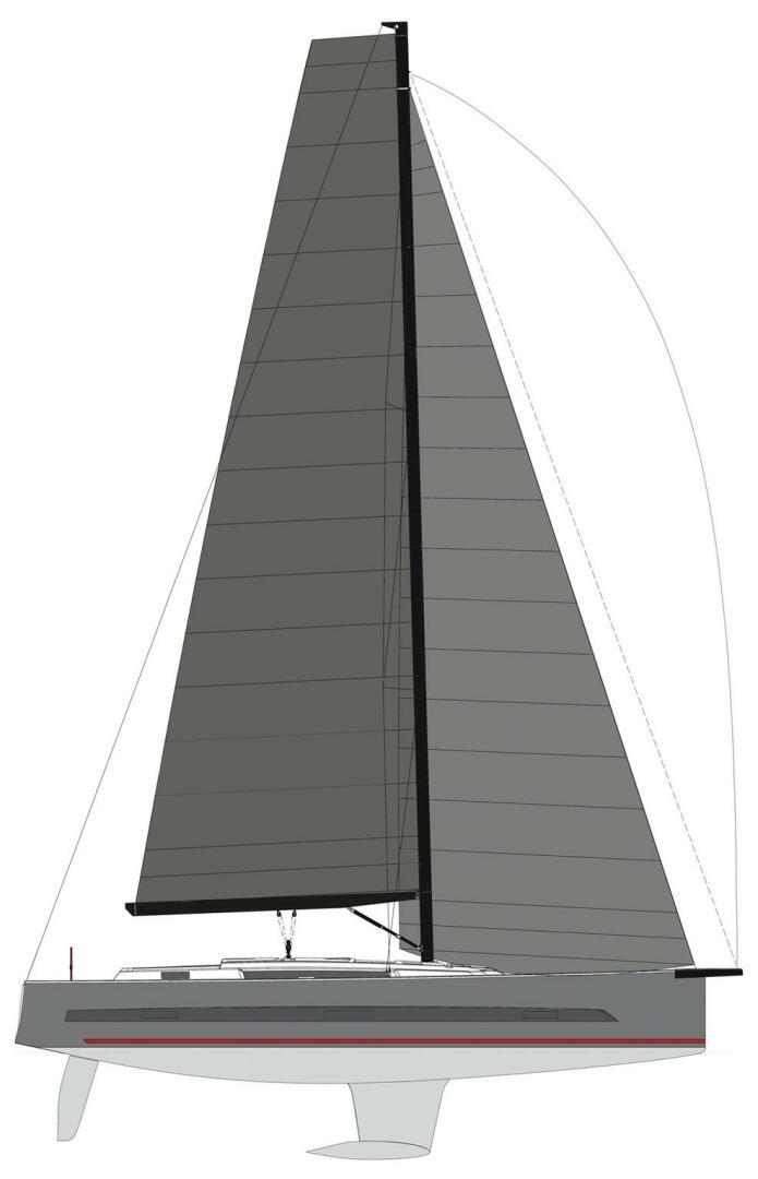 diagram, Dufour 530, sailboat for sale
