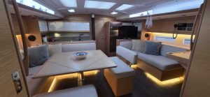 salon, Dufour 530, sailboat for sale