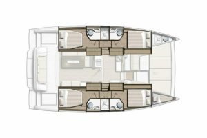 diagram, Bali 4.2, catamaran for sale