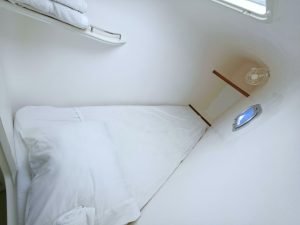 bed, Voyage 480, catamaran for sale