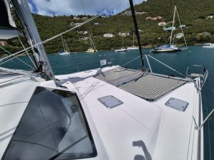 deck, Voyage 480, catamaran for sale