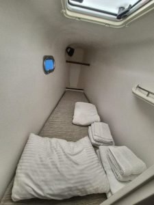 bed, Voyage 480, catamaran for sale