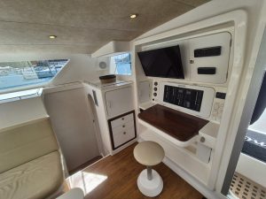 navigation station, Voyage 480, catamaran for sale