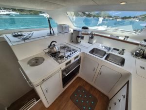 interior, Voyage 480, catamaran for sale