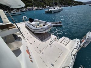 exterior, Voyage 480, catamaran for sale
