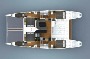 diagram, Voyage 480, catamaran for sale