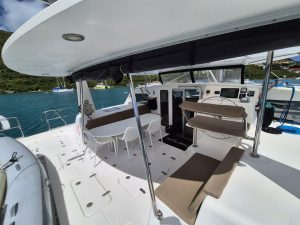 cockpit, Voyage 480, catamaran for sale