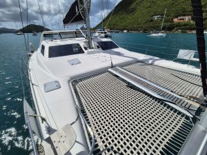 deck, Voyage 480, catamaran for sale