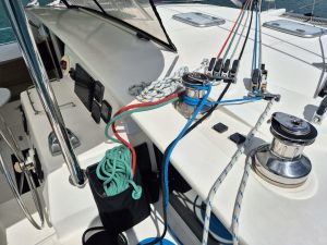 deck, Voyage 480, catamaran for sale