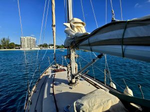 deck, Nicholson 36, sailboat for sale