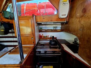 interior, Nicholson 36, sailboat for sale