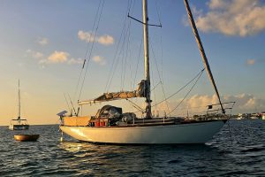 exterior, Nicholson 36, sailboat for sale