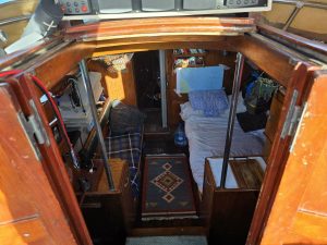 bed, Nicholson 36, sailboat for sale