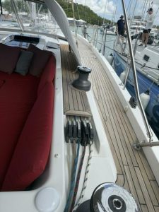 cockpit, Hanse 575, sailboat for sale