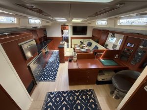 salon, Hanse 575, sailboat for sale